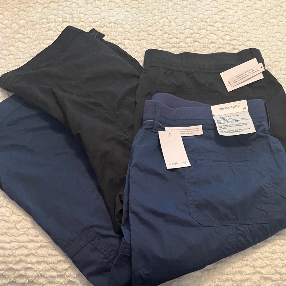 Westbound Navy and Black Pants Duo